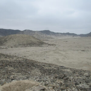 Vista de las pirámides de Caballete