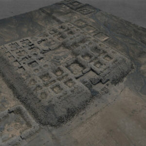 Vista aérea de Pampa de Las Llamas - Moxeque